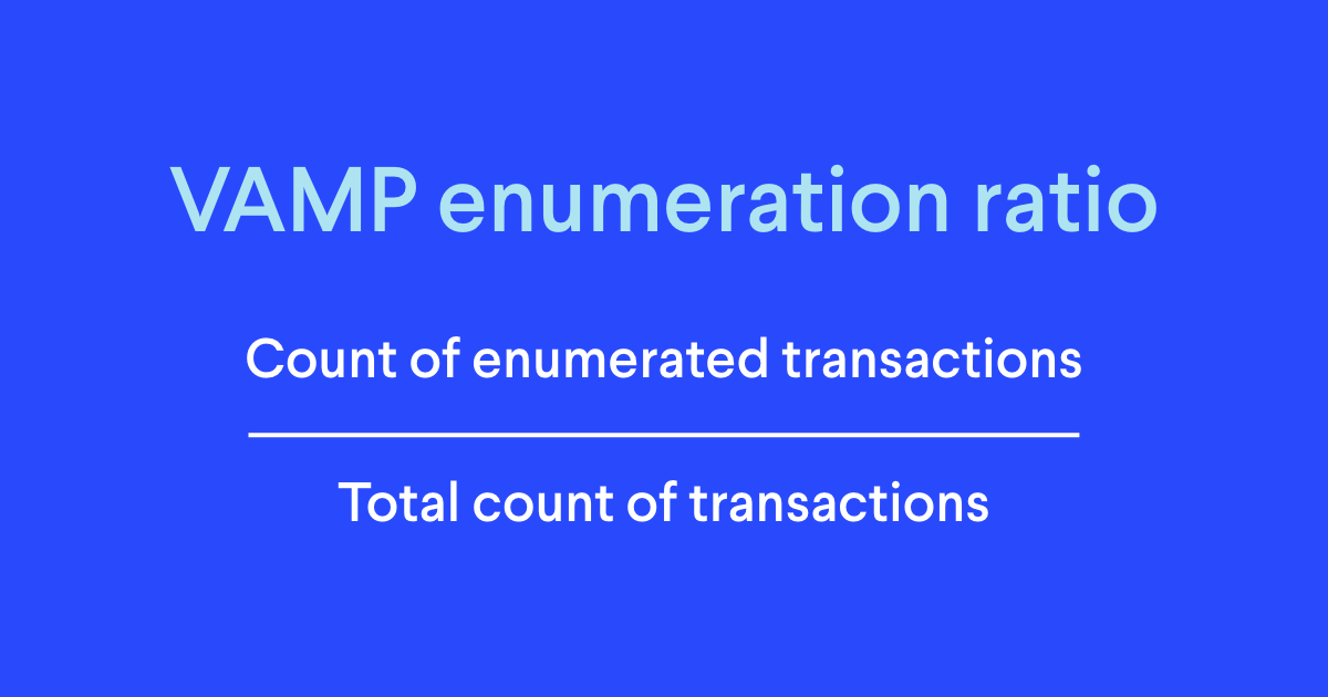 enumeration ratio formula for new VAMP visa